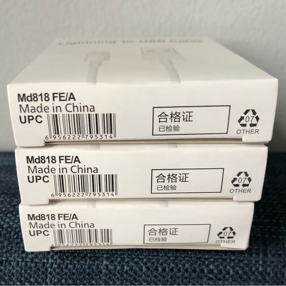 3 Pack Lightning To USB Cable - Picture 2 of 5